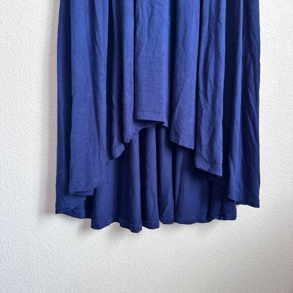 Anthropologie Girls From Savoy blue high low dress size L - Picture 3 of 7